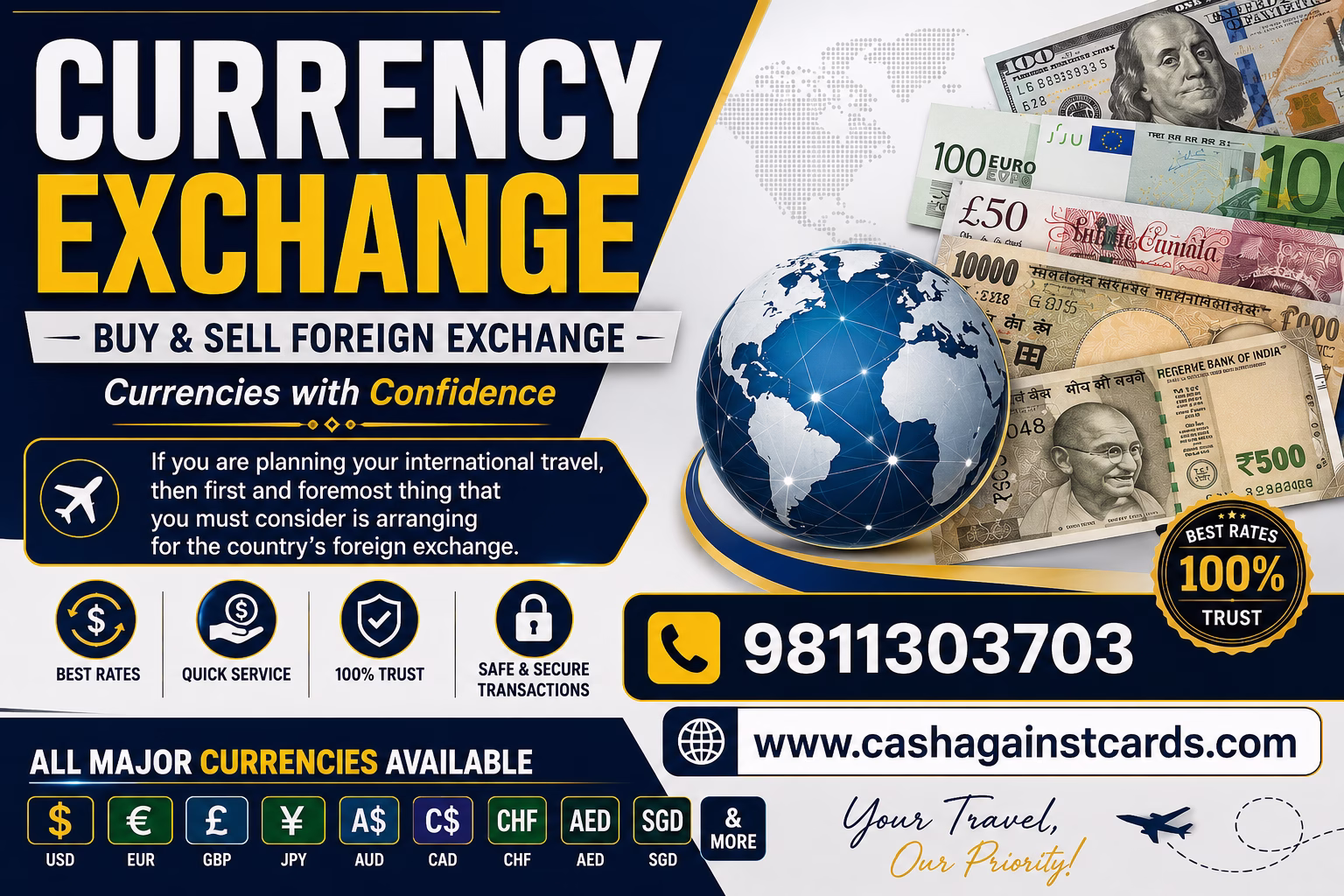 Currency Exchange Greater Noida West Dial +91 9811329811 , 9811303703 - Image 7